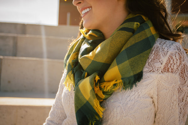 Dapper Bear Plaid Wreath Scarf main image 1