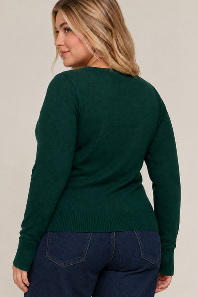 Long Sleeve Button Down Sweater Cardigan