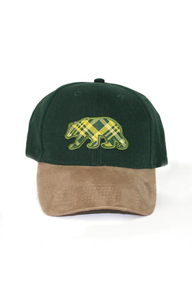 Plaid Bear Cap