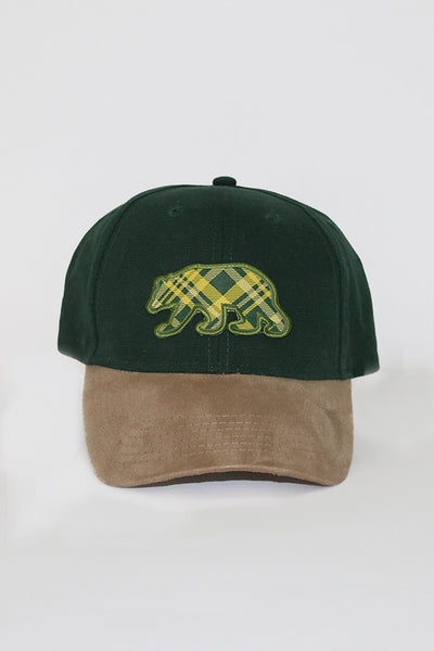 Plaid Bear Cap