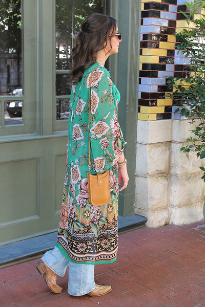 Kelsey Print Chiffon Tunic