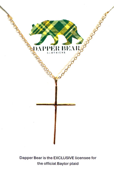 Fine Gold Cross Necklace