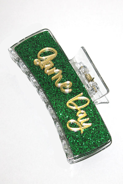 Game Day Glitter Hair Clip