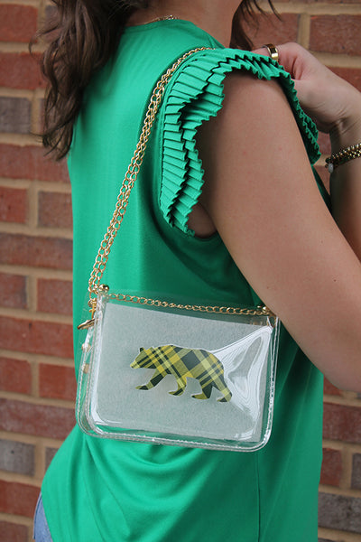 Studded Clear Stadium Bag