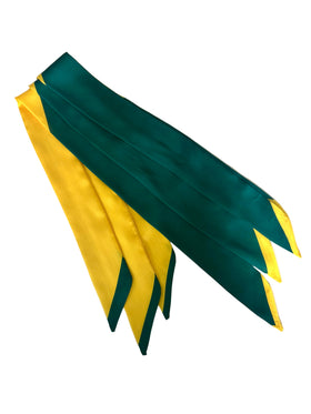 Green & Gold Hat Scarf