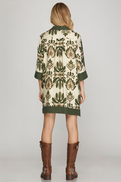 Indy Border Print Day Dress