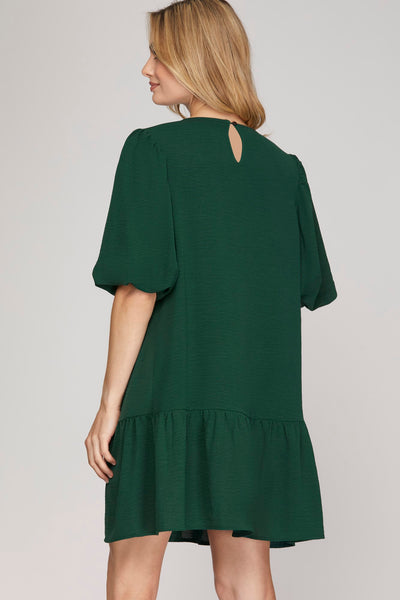 Rebecca Smocked Pocketed Dress