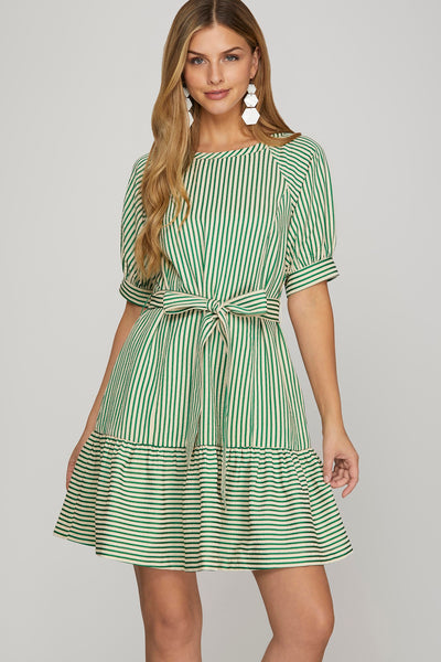 Samantha Striped Pocket Dress
