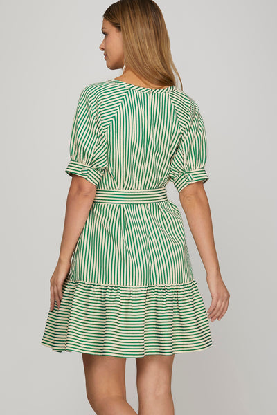 Samantha Striped Pocket Dress