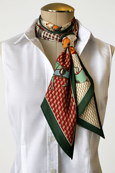 Springtime Sage Silk-Like Twilly