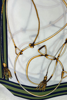 Ivy Equestrian Print Scarf