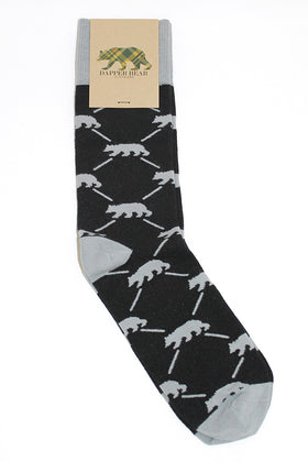 Dapper Bear Blackout Socks