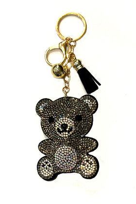 Black Bear Purse Charm