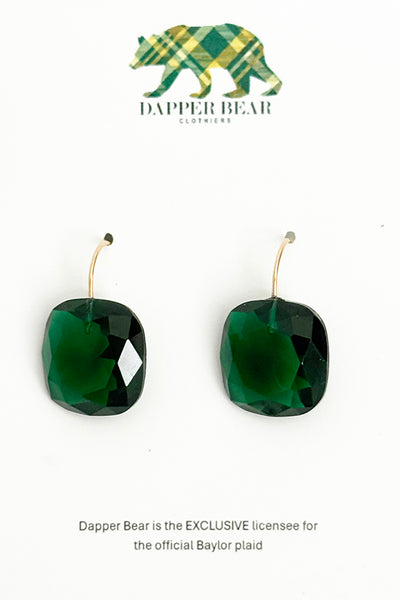 Verdant Gem Drop Earrings