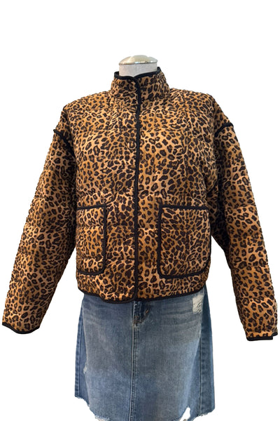 Leopard Puffer Jacket
