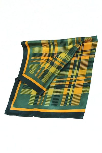 The Dapper Bear Silk Square Scarf