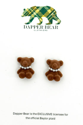 Teddy Bear Stud Earrings