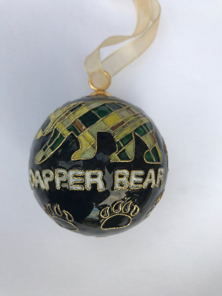 Dapper Bear Christmas 2017 Ornament