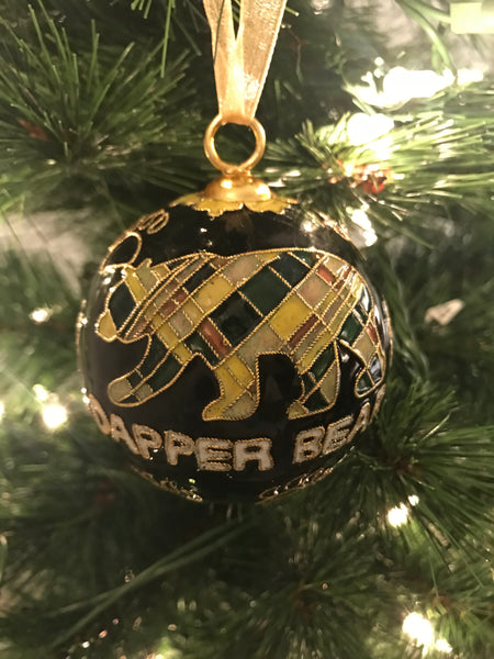 Dapper Bear Christmas 2017 Ornament