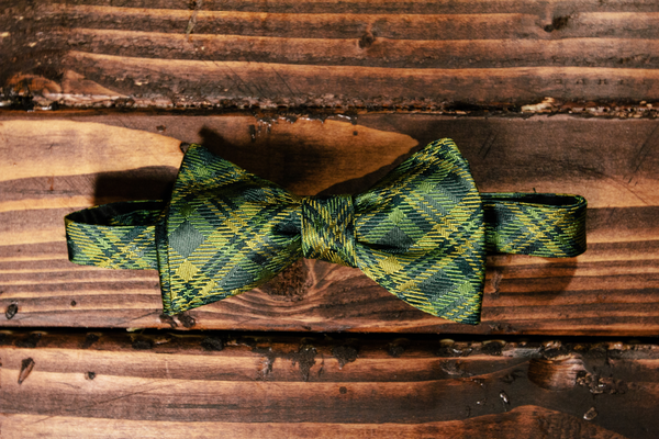 Baylor Plaid Bowtie