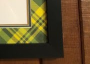 Plaid Diploma Frame